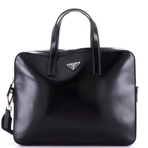 Prada Convertible Zip Around Briefcase #241773P95B